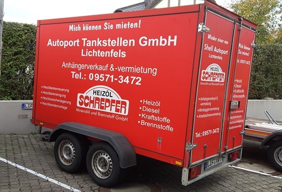 Kofferanhänger gebremst